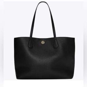 Tory Burch Black Leather Tote